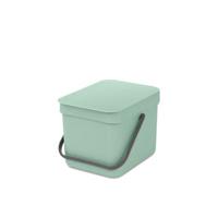 Brabantia afvalemmer sort & go 6l jade green Brabantia afvalemmer sort & go 6l jade green