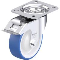 Blickle L-POTHS 100KA-FI Plaatstalen zwenkwiel Wieldiameter: 100 mm Draagvermogen (max.): 200 kg 1 stuk(s)
