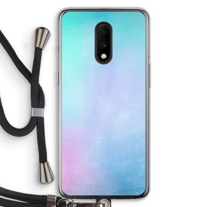 mist pastel: OnePlus 7 Transparant Hoesje met koord