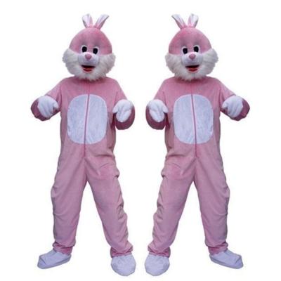 Paashaas dierenpak - Roze kostuum - volwassenen - one size M/L - verkleden - Pasen
