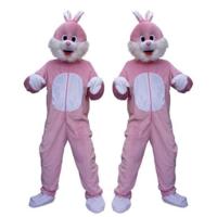 Paashaas dierenpak - Roze kostuum - volwassenen - one size M/L - verkleden - Pasen
