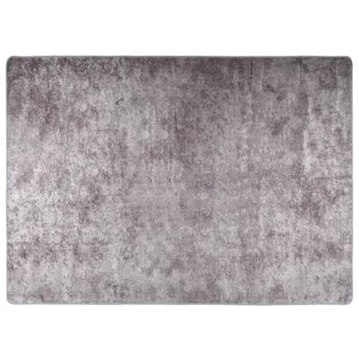 Vloerkleed wasbaar anti-slip 120x180 cm grijs