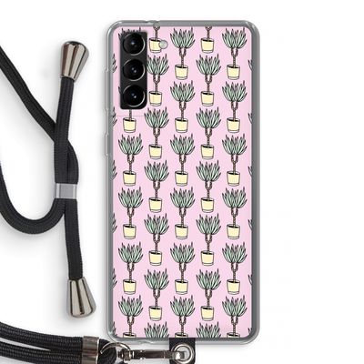 Boompje: Samsung Galaxy S21 Plus Transparant Hoesje met koord
