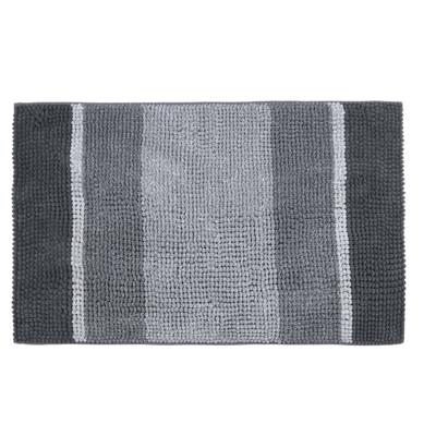 Differnz Fading badmat 100% microfiber - geschikt voor vloerverwarming - 60 x 90 cm - grijs