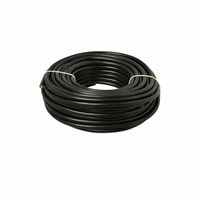 3 x 0,75 mm² rond snoer zwart 20 meter huishoudsnoer VMVL Max 2A 500W