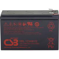 CSB Battery HRL 1234W high-rate longlife Loodaccu 12 V 8.5 Ah Loodvlies (AGM) (b x h x d) 151 x 94 x 65 mm Kabelschoen 6.35 mm Onderhoudsvrij, Geringe - thumbnail