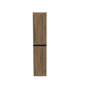 Hoge Kast Arqua Nature Kolomkast 170 cm Eiken Mat Zwart Arcqua