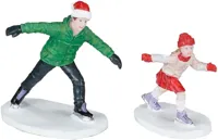 Luville Molendam Ice skating man and girl 2 pieces
