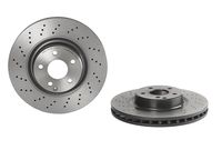 Remschijf COATED DISC LINE BREMBO, Remschijftype: Geperforeerd / Geventileerd, u.a. für Mercedes-Benz - thumbnail