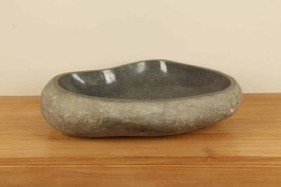 Waskom riviersteen RXL050301, 64x46x15 cm