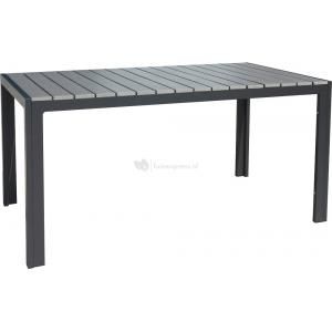 SenS-line Jersey tuintafel grijs 160 cm