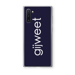 Gijweet: Samsung Galaxy Note 10 Transparant Hoesje