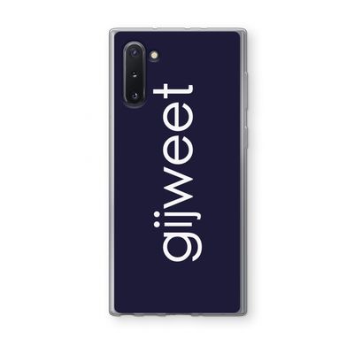 Gijweet: Samsung Galaxy Note 10 Transparant Hoesje