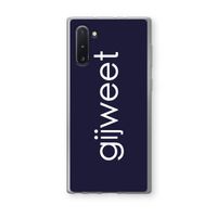 Gijweet: Samsung Galaxy Note 10 Transparant Hoesje
