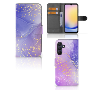 Hoesje voor Samsung Galaxy A25 Watercolor Paars