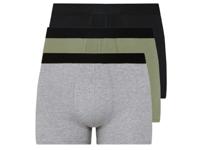 LIVERGY 3 heren boxers (4XL, Zwart/grijs/groen)