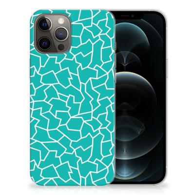 iPhone 12 Pro Max | Hoesje maken | Cracks Blue