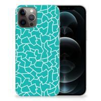 iPhone 12 Pro Max | Hoesje maken | Cracks Blue