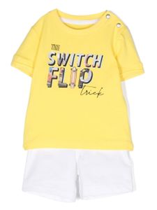 Lapin House ensemble short-t-shirt Switch Flip - Jaune