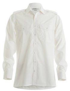 Kustom Kit K134 Men`s Tailored Fit Pilot Shirt Long Sleeve