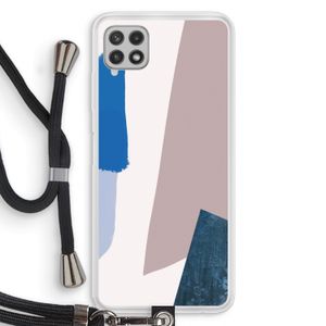 Lapis: Samsung Galaxy A22 4G Transparant Hoesje met koord