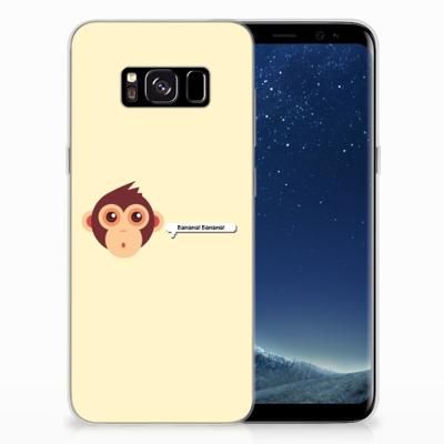 Samsung Galaxy S8 Telefoonhoesje met Naam Monkey Samsung Galaxy S8 Telefoonhoesje met Naam Monkey