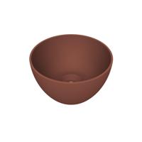 Arqua Olivia Waskom - 22x22cm - rond - opbouw - mat terracotta WAS753174 Arqua Olivia Waskom - 22x22cm - rond - opbouw - mat terracotta WAS753174