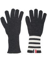 Thom Browne gants en cachemire - Gris - thumbnail