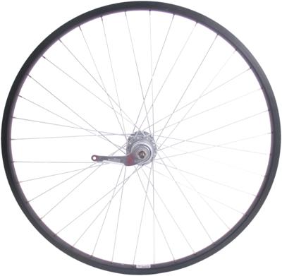 Shimano achterwiel 28" / 622x19c andra 30 velg met nexus 3 remnaaf zwart