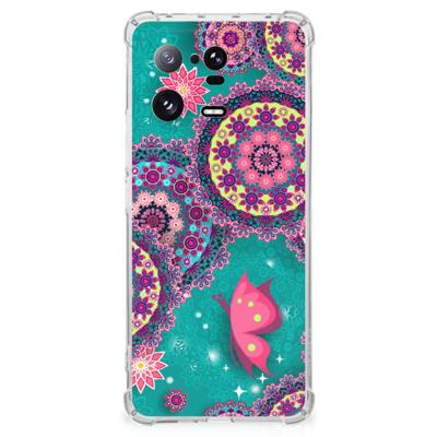 Xiaomi 13 Pro Back Cover Cirkels en Vlinders