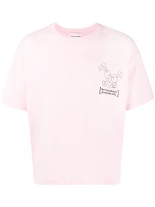 Natasha Zinko t-shirt à imprimé graphique - Rose