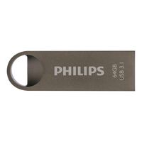 Philips Moon edition 3.1 USB flash drive 64 GB USB Type-A 3.2 Gen 1 (3.1 Gen 1) Grijs - thumbnail