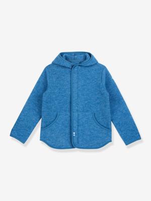 LUONTEVA finkid fleece jas voor kinderen, binnenjas met rits middenblauw