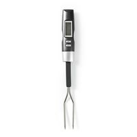 Nedis Vleesthermometer | Temperatuurinstelling | LCD-Scherm | 0-110 °C | Zilver / Zwart | 1 stuks - KATH108GY KATH108GY - thumbnail