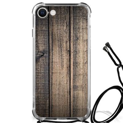 iPhone SE 2022 | 2020 | 8 | 7 Stevig Telefoonhoesje Steigerhout iPhone SE 2022 | 2020 | 8 | 7 Stevig Telefoonhoesje Steigerhout