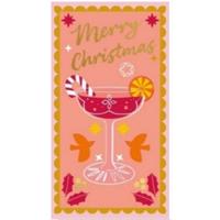 Duni servetten xmas cocktail 33x40cm