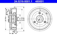 ATE Remtrommel 24.0216-5001.1