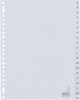 Tabbladen Kangaro 23-gaats G420AZM 20-delig alfabet grijs PP