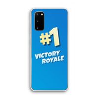 Victory Royale: Samsung Galaxy S20 Transparant Hoesje