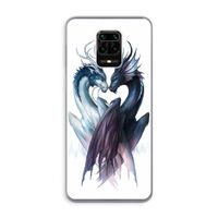 Yin Yang Dragons: Xiaomi Redmi Note 9 Pro Transparant Hoesje