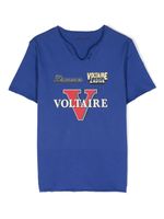 Zadig & Voltaire Kids t-shirt en coton à logo imprimé - Bleu - thumbnail