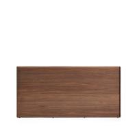 Kave Home Hoofdbord 'Norlen' Met LED-verlichting, Walnootfineer, 180 x 200cm