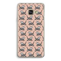 Zwarte poes: Samsung Galaxy A3 (2016) Transparant Hoesje