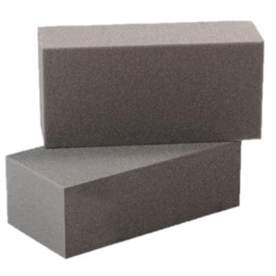 Rayher steekschuim/oase - 2x - Rechthoekig - grijs - 23 x 11 x 7 cm - bloemisten steekschuim