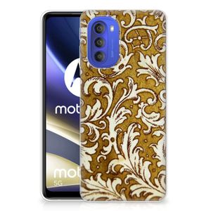 Siliconen Hoesje Motorola Moto G51 5G Barok Goud