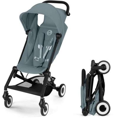 CYBEX Agis Ultra-Compacte Kinderwagen - 5 tot 22 kg (6 maanden - 4 jaar) - Lichtgewicht Kinderwagen 6,3 kg - Vliegtuigcompatibel - Stormblauw