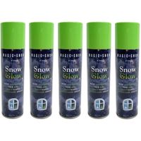 5x Kunst sneeuw glow in the dark 150 ml   -