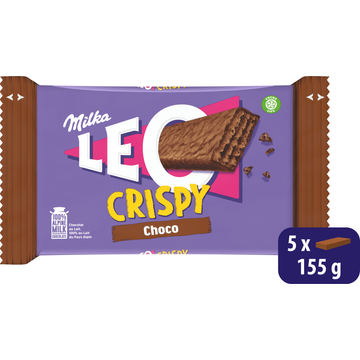 Milka LEO Crispy Choco (5x31g) 155g bij Jumbo