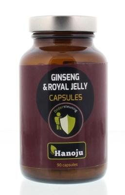 Hanoju Royal jelly ginseng 90 Vegetarische capsules Hanoju Royal jelly ginseng 90 Vegetarische capsules