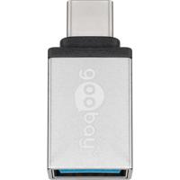 Goobay usb-c / usb a otg superspeed adapter (zilver)